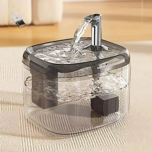1.5L Automatic Cat Water Fountain with USB Filter System 