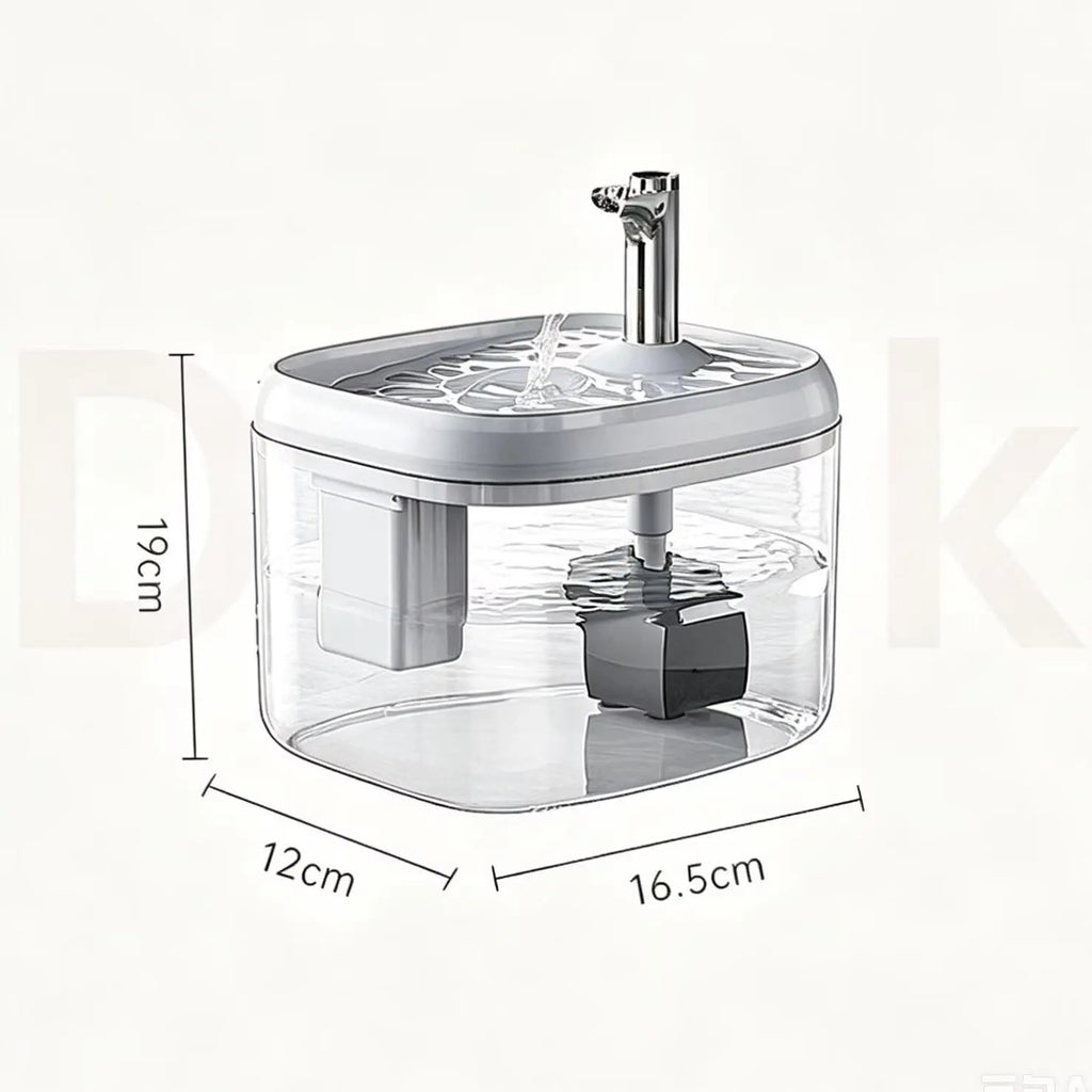 1.5L Automatic Cat Water Fountain with USB Filter System 