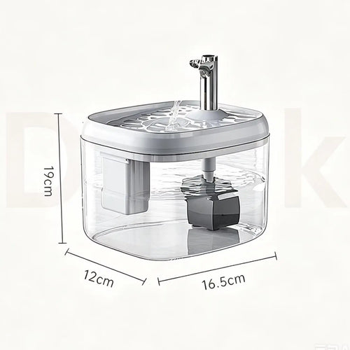 1.5L Automatic Cat Water Fountain with USB Filter System 