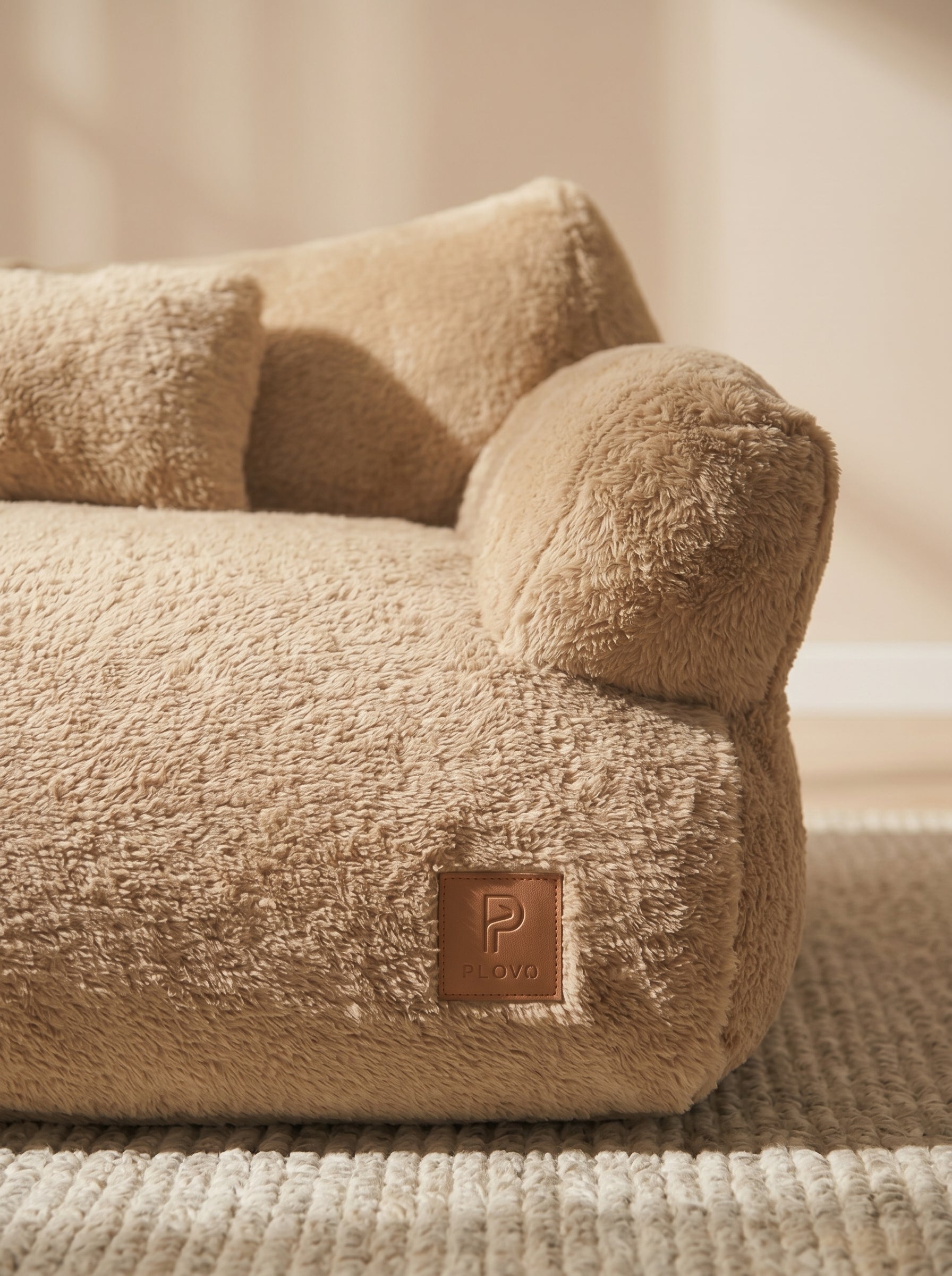 Elevated Flower Pet Bed with Wooden Stand