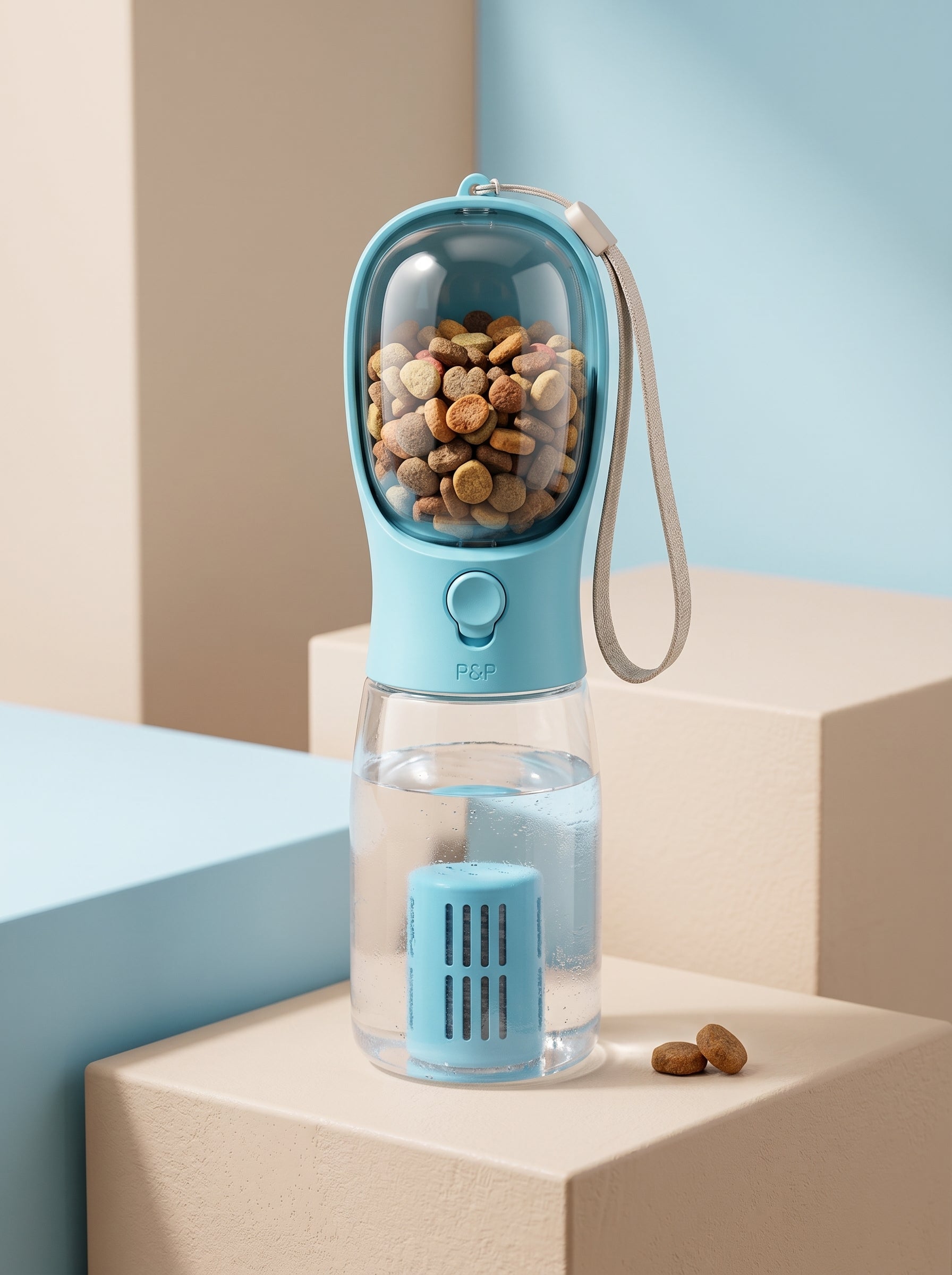 3-in-1 Pet Travel Water Bottle