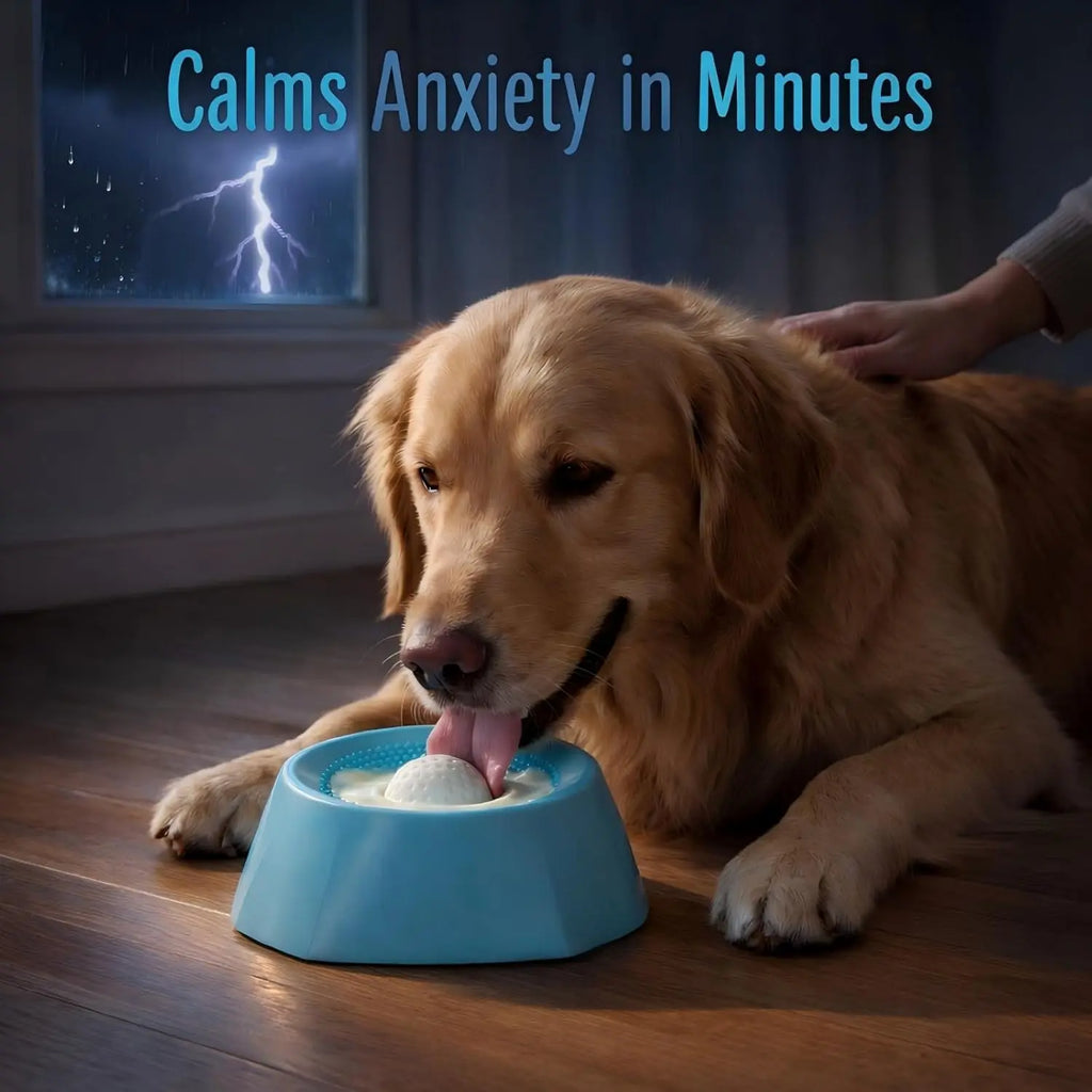 Spin-to-Eat Slow Feeder Bowl & Interactive Licking Mat